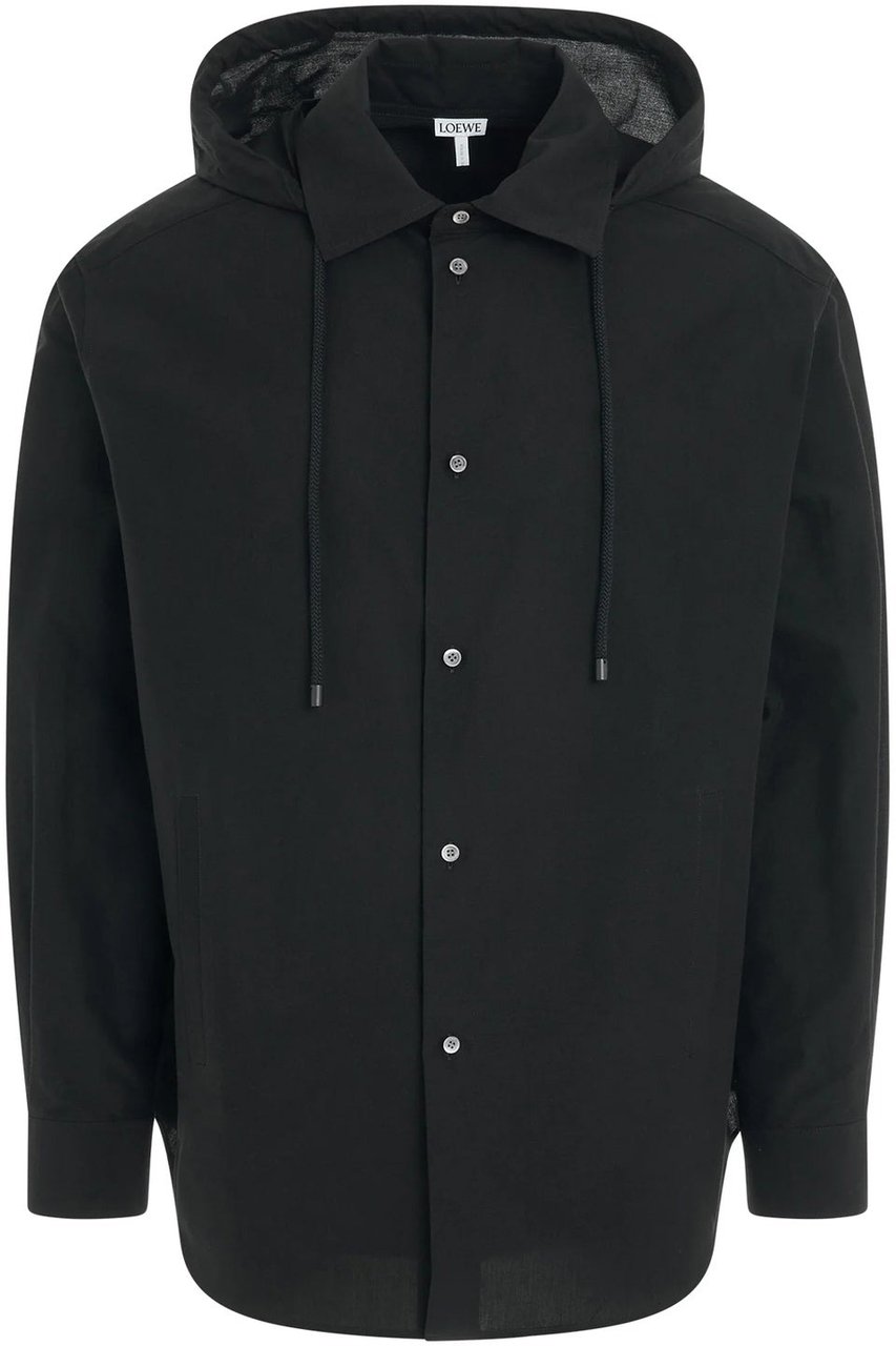 Loewe Loewe Cotton Jacket Shirt Zwart