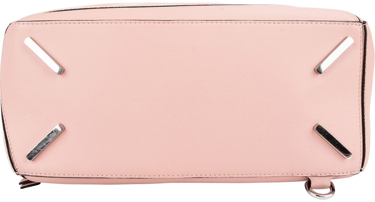 Loewe Loewe Leather Gingham Salmon Puzzle Handbag Roze