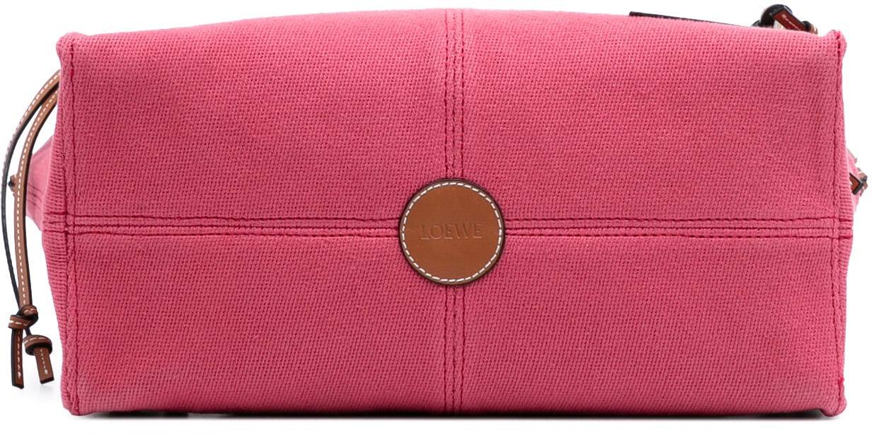 Loewe Small Canvas Cushion Tote Roze