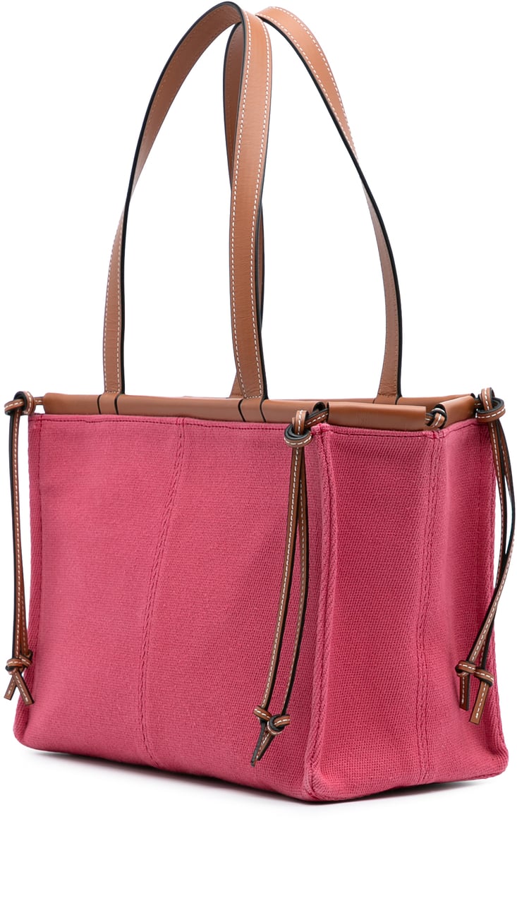 Loewe Small Canvas Cushion Tote Roze