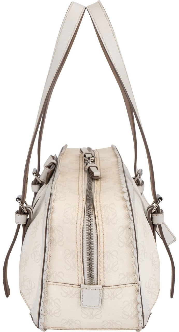 Loewe Anagram Canvas Senda Shoulder Bag Wit
