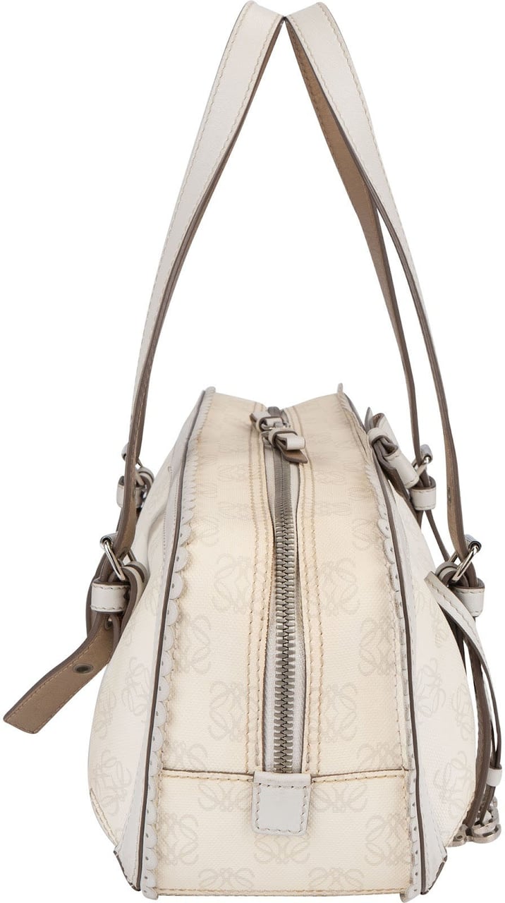 Loewe Anagram Canvas Senda Shoulder Bag Wit