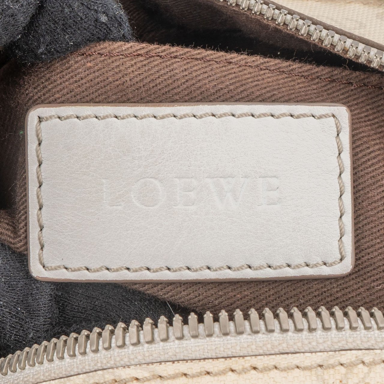 Loewe Anagram Canvas Senda Shoulder Bag Wit