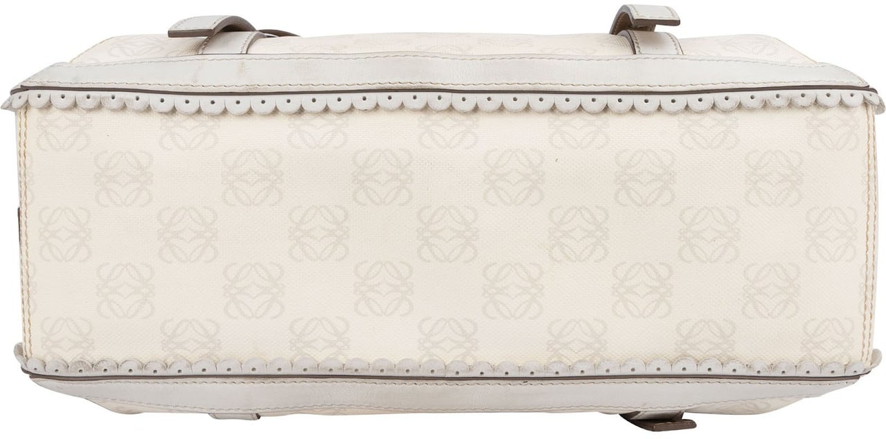 Loewe Anagram Canvas Senda Shoulder Bag Wit