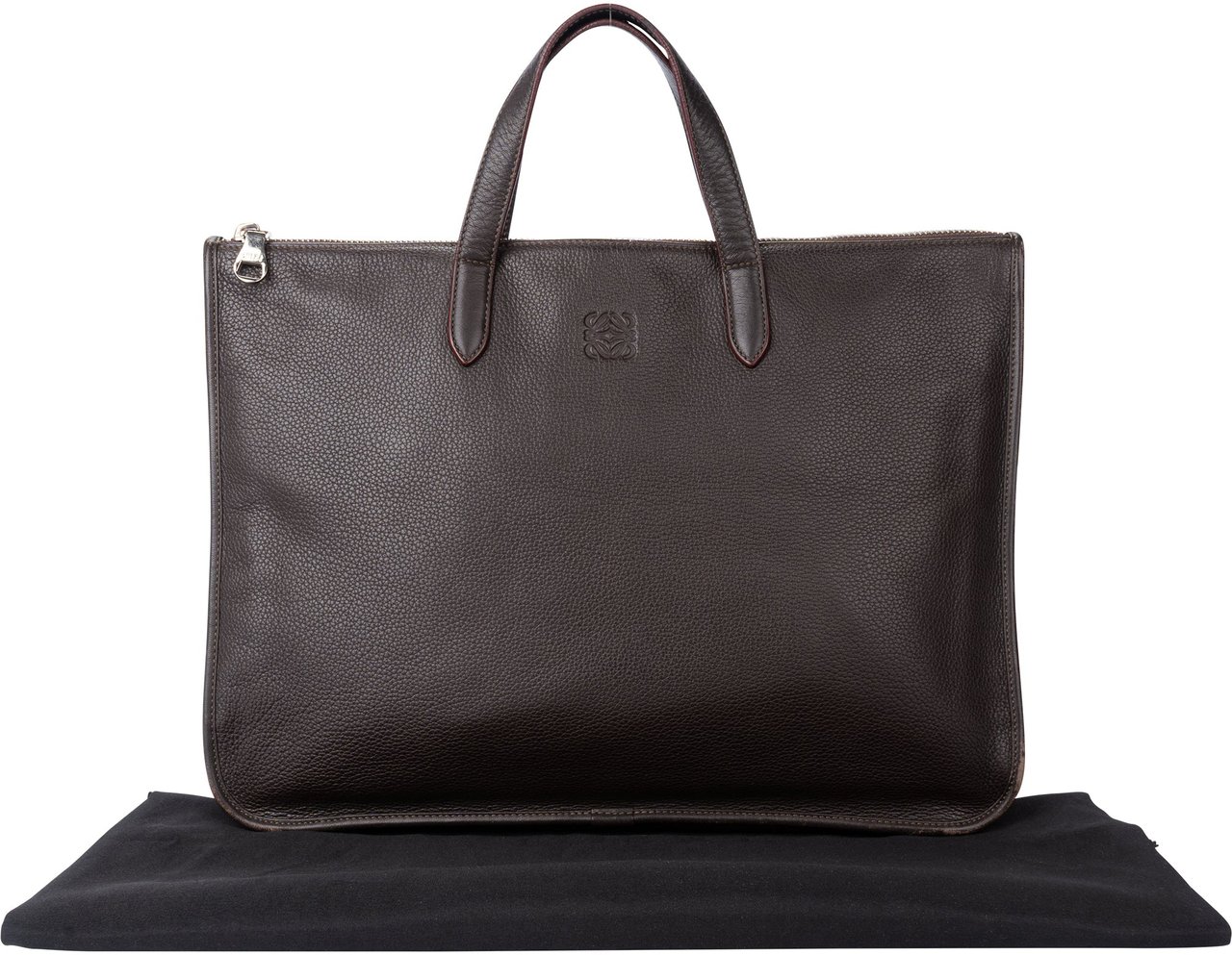 Loewe Loewe Brown Leather Business Bag Divers
