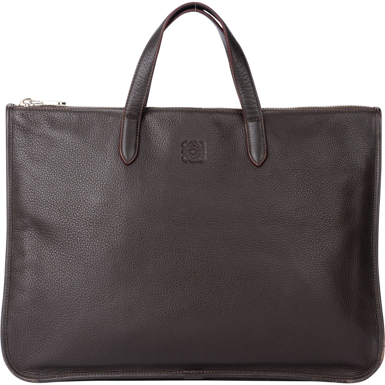 Loewe Loewe Brown Leather Business Bag Divers