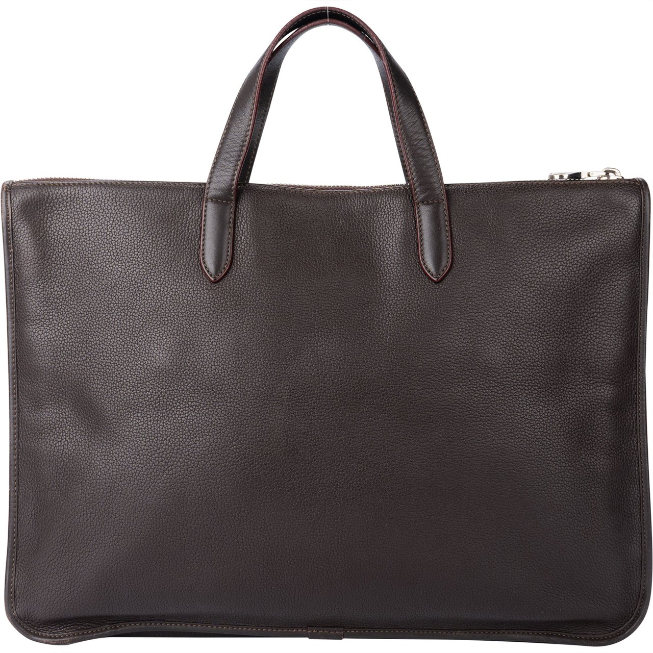 Loewe Loewe Brown Leather Business Bag Divers