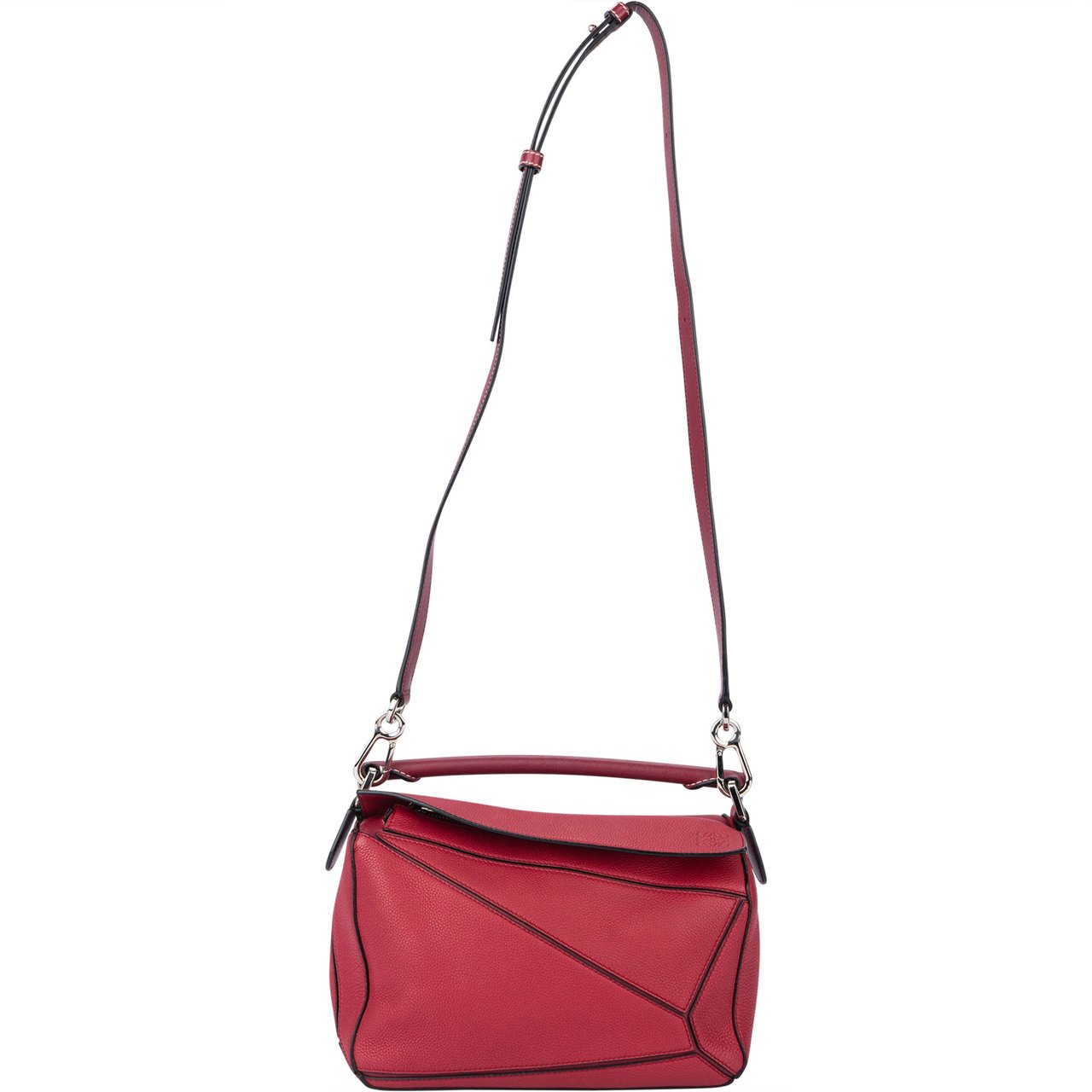 Loewe Loewe Pink Leather Puzzle Handbag Roze