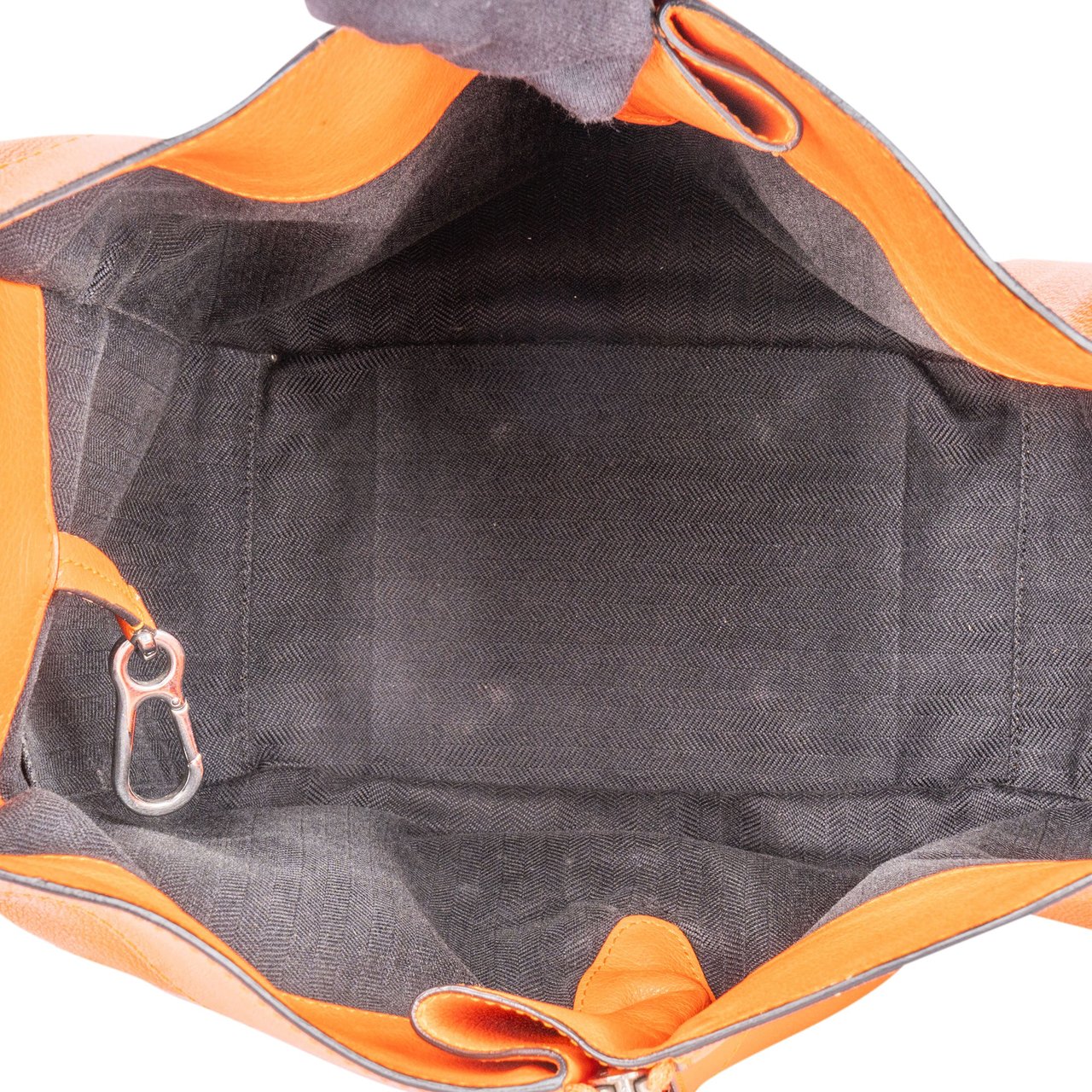 Loewe Loewe Orange Leather Hammock Crossbody Bag Divers