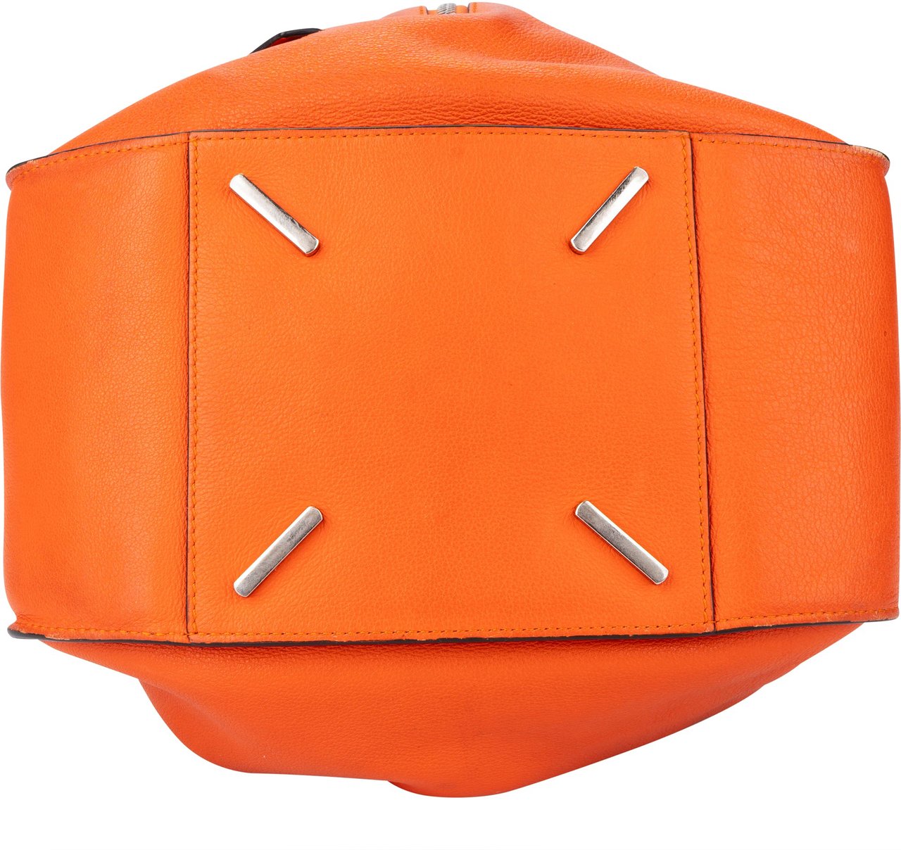 Loewe Loewe Orange Leather Hammock Crossbody Bag Divers