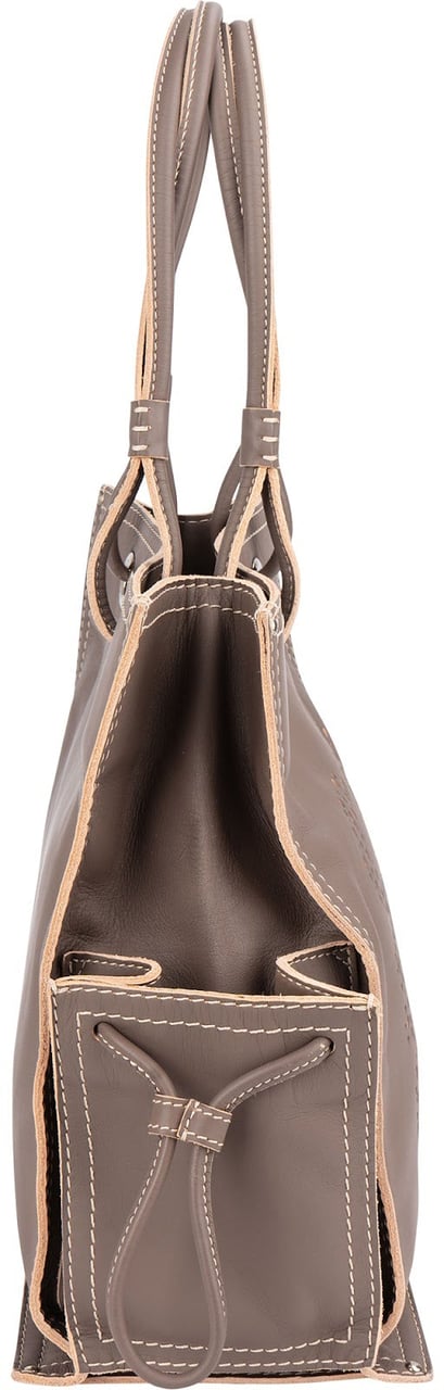 Loewe Leather Anagram Perforated Amazona Shopper Tote Handbag Divers