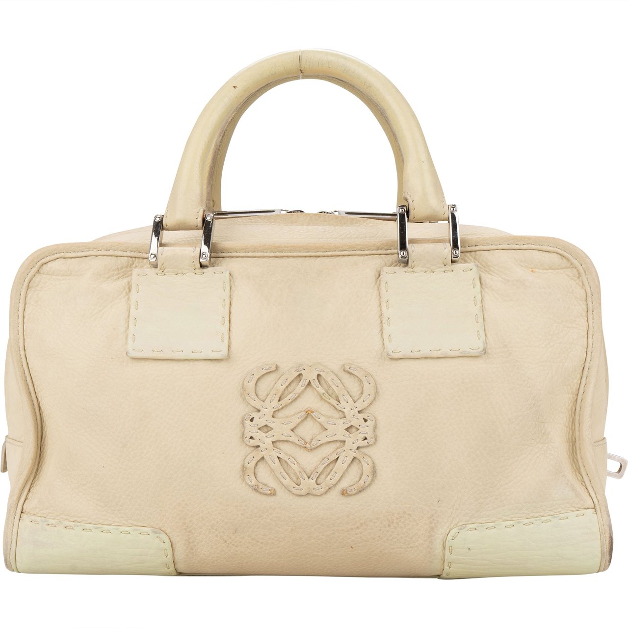 Loewe Loewe Green Soft Leather Amazona 28 Handbag Divers