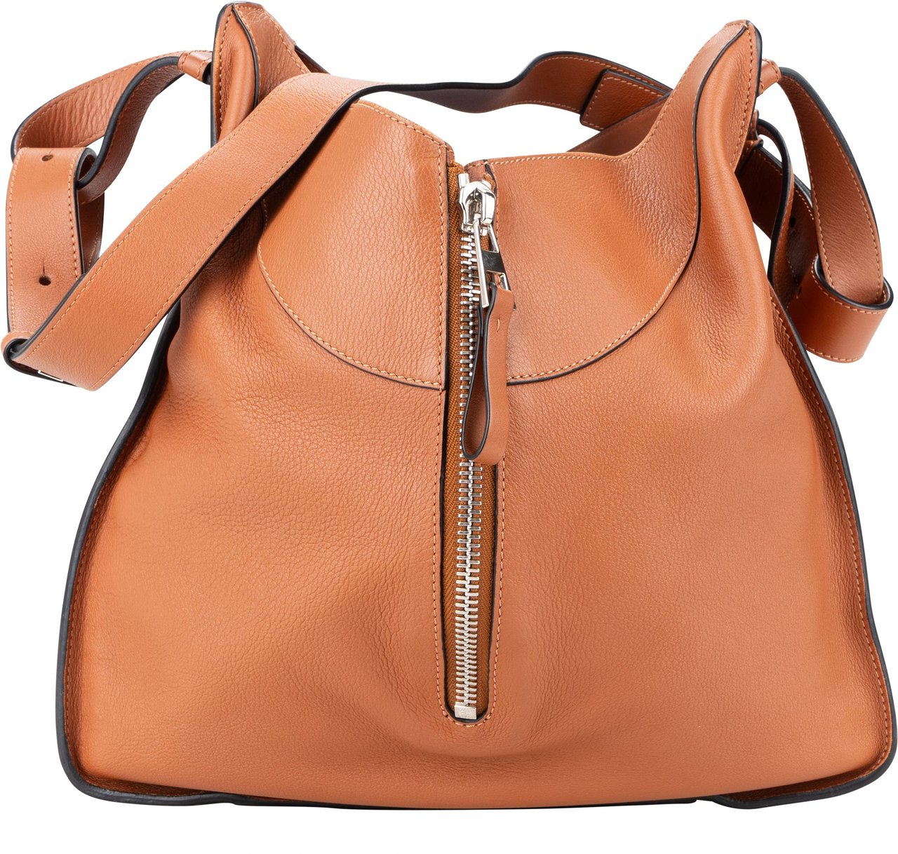 Loewe Loewe Brown Leather Hammock Crossbody Bag Divers