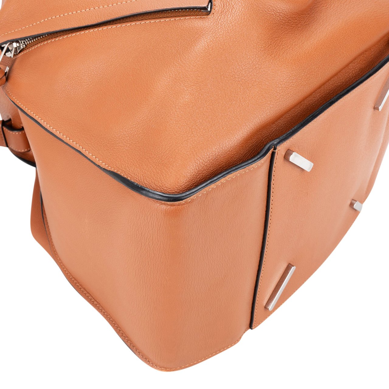Loewe Loewe Brown Leather Hammock Crossbody Bag Divers