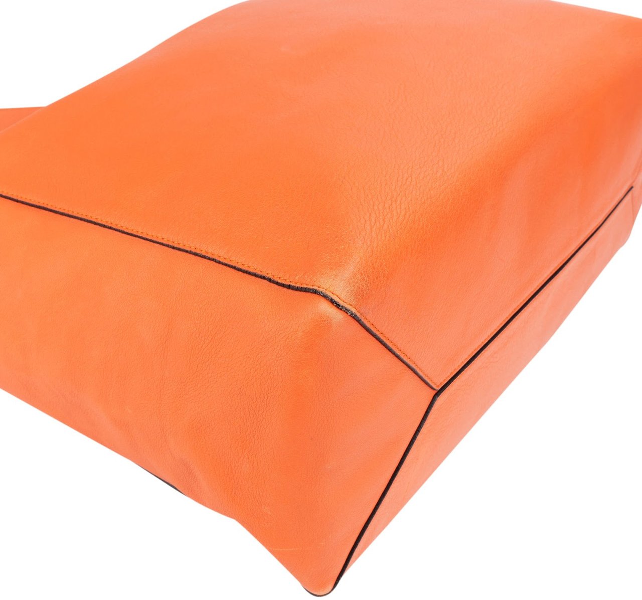 Loewe Leather Anagram Large Tote Shoulder Bag Oranje
