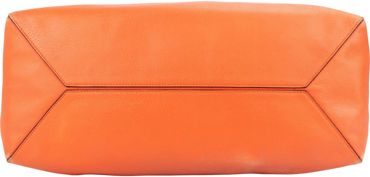 Loewe Leather Anagram Large Tote Shoulder Bag Oranje