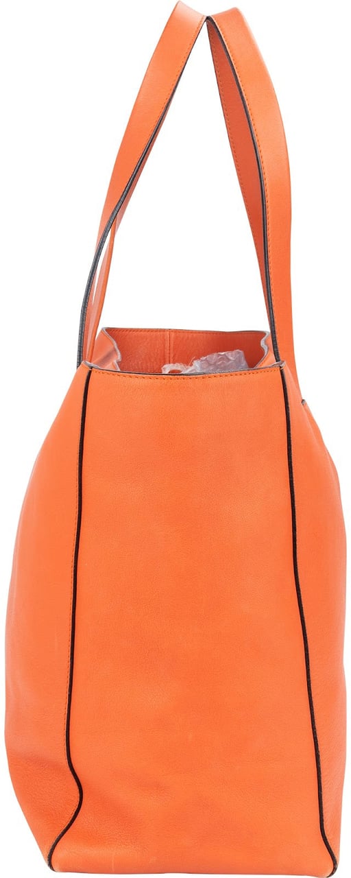 Loewe Leather Anagram Large Tote Shoulder Bag Oranje