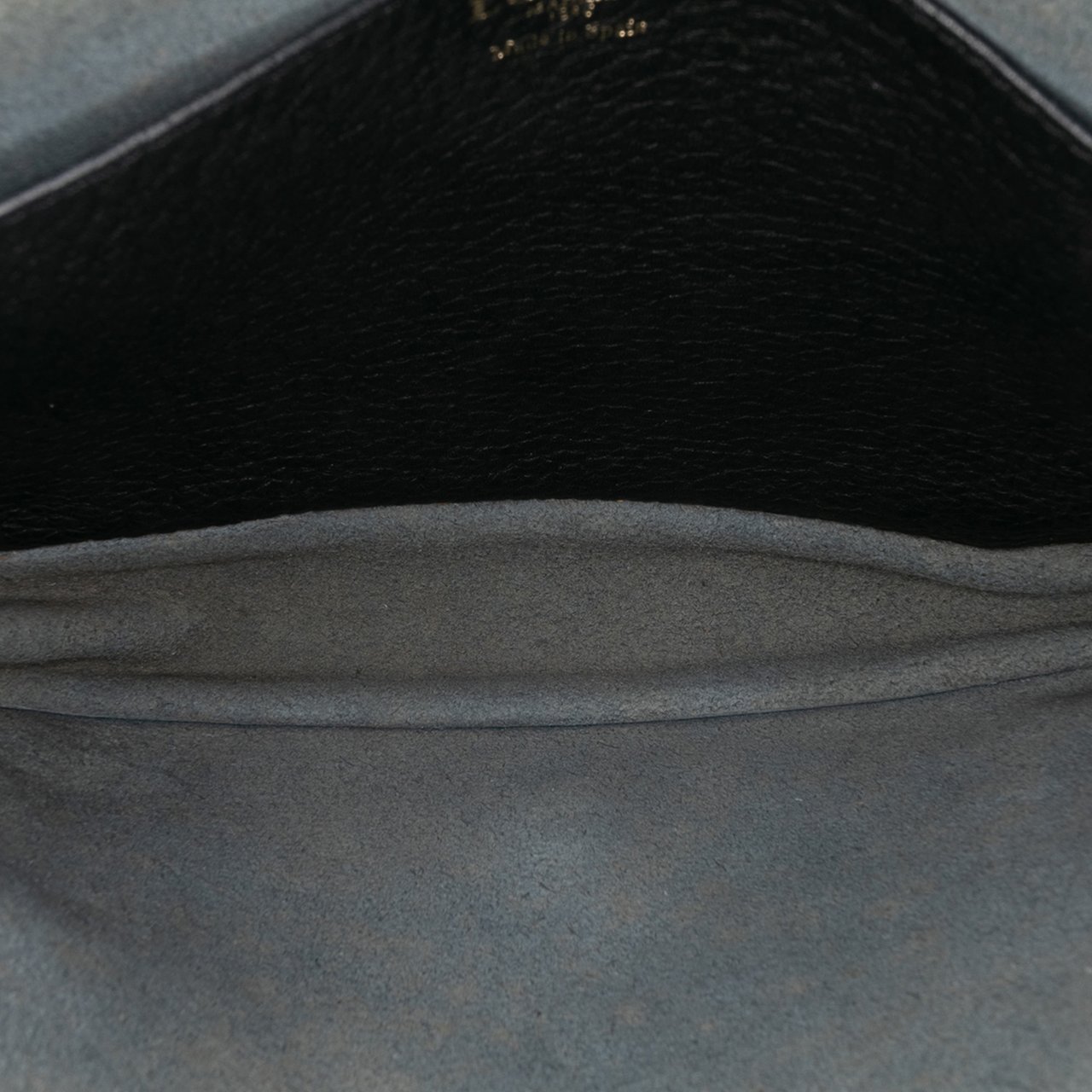 Loewe Pebbled Calfskin Anagram Ines Flap Crossbody Zwart