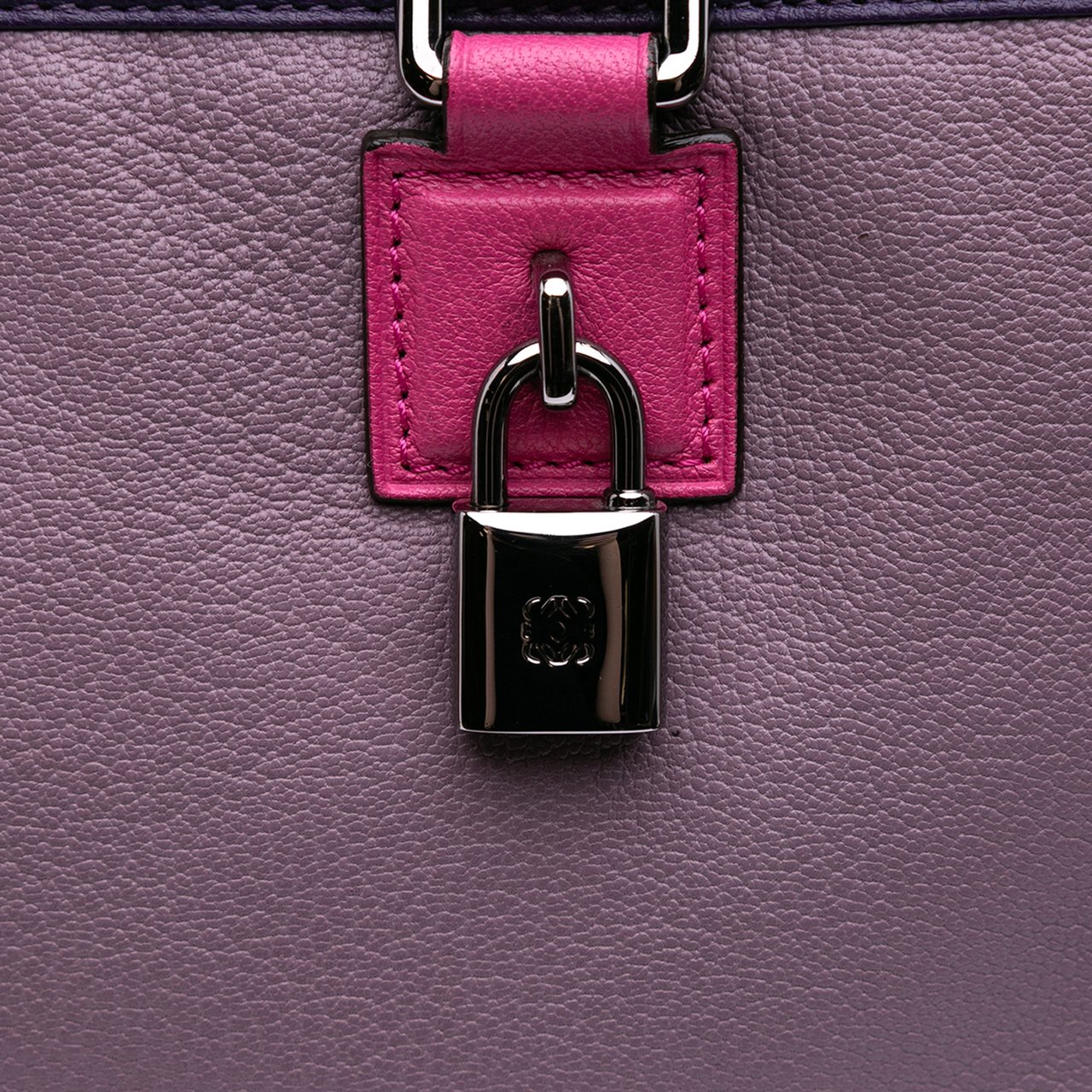 Loewe Tricolor Goatskin Amazona 36 Paars
