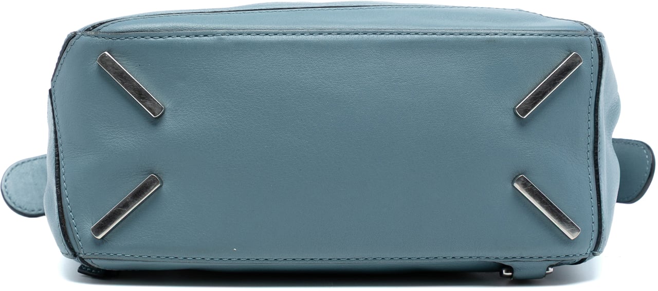 Loewe Small Calfskin Puzzle Satchel Blauw