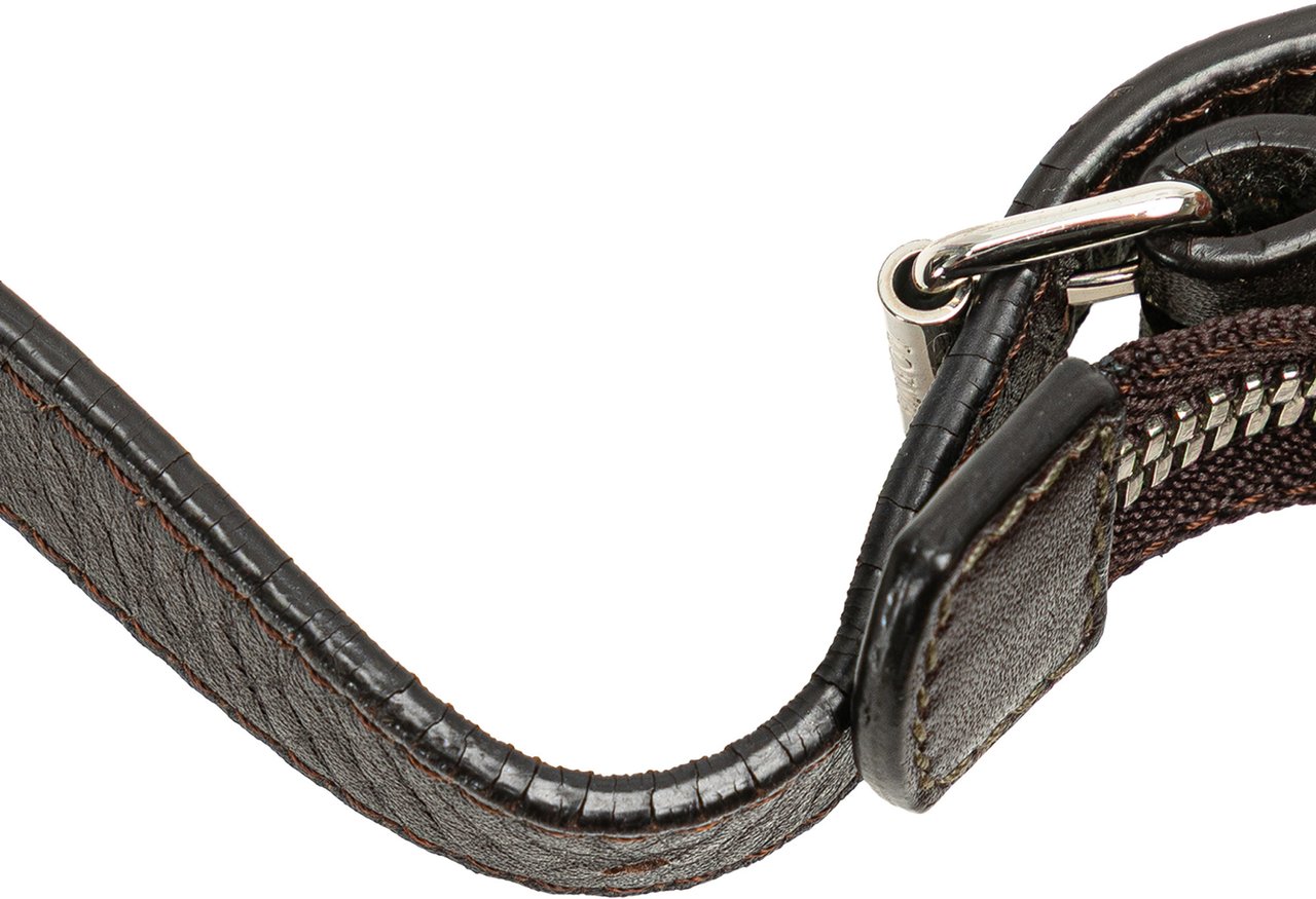 Loewe Anagram Coated Canvas Crossbody Bruin