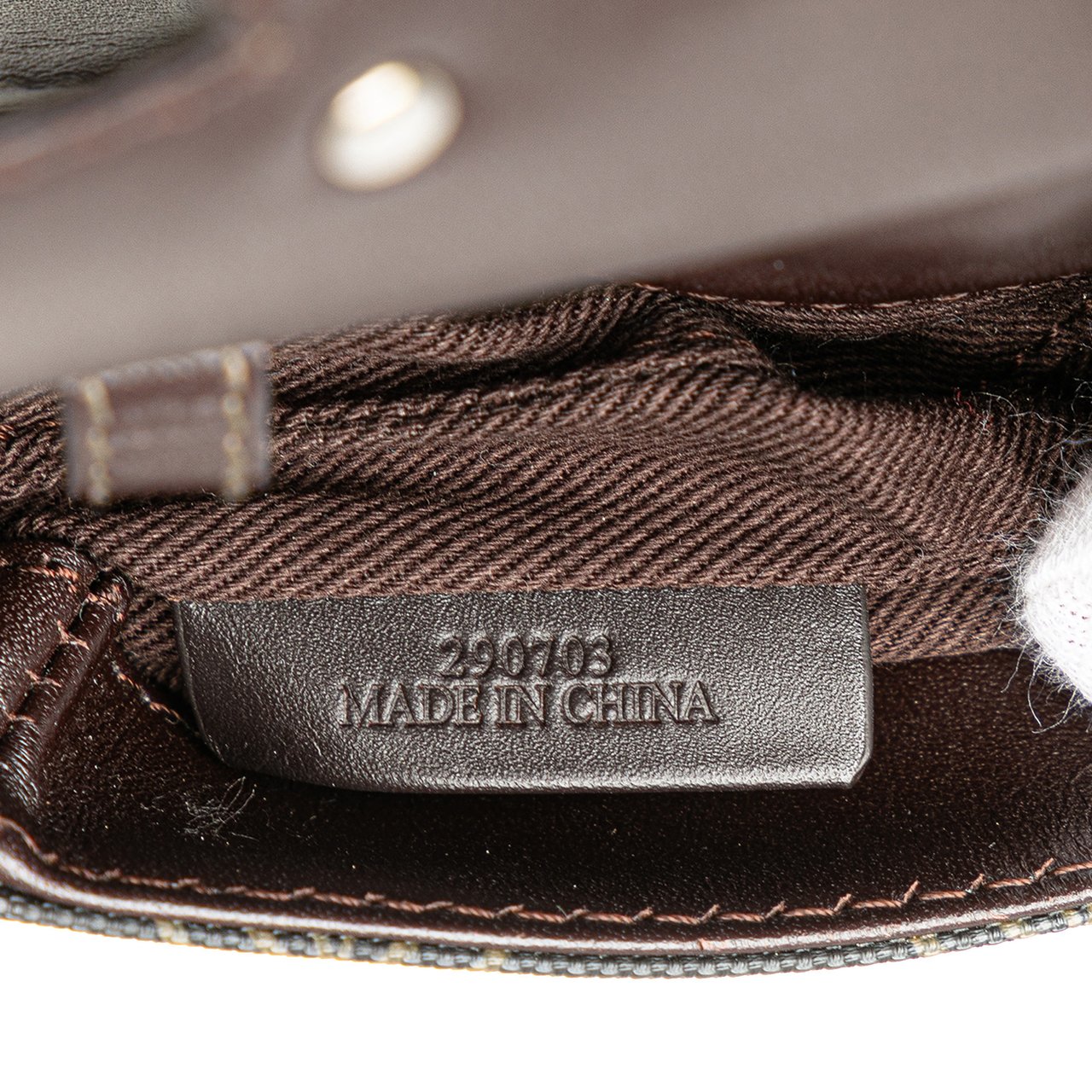 Loewe Anagram Coated Canvas Crossbody Bruin