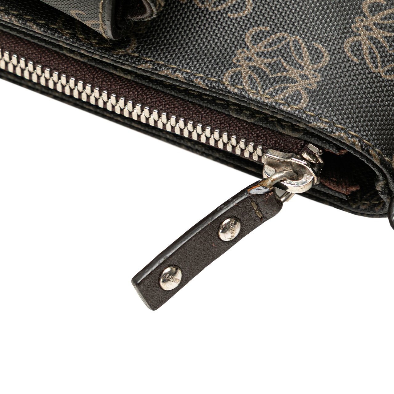 Loewe Anagram Coated Canvas Crossbody Bruin