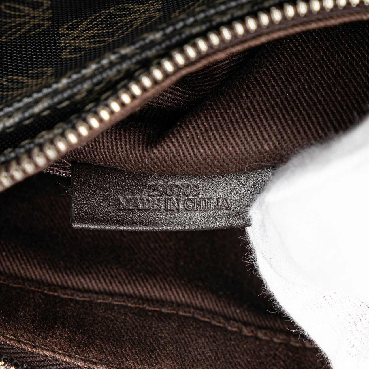 Loewe Anagram Coated Canvas Crossbody Bruin