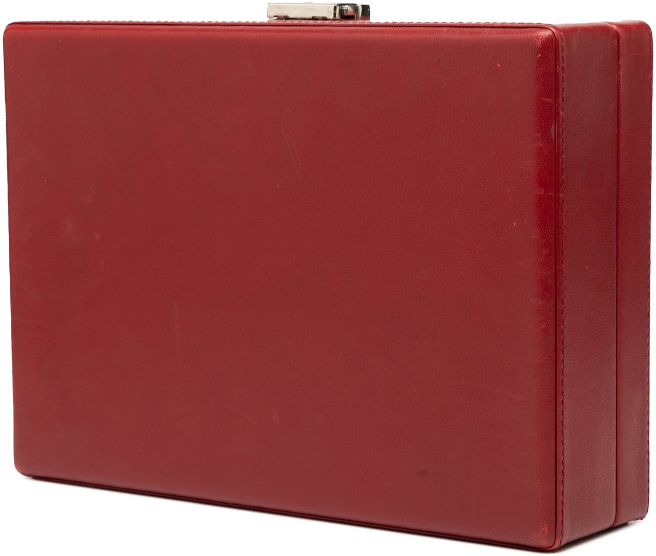 Loewe Leather Anagram Jewelry Box Rood