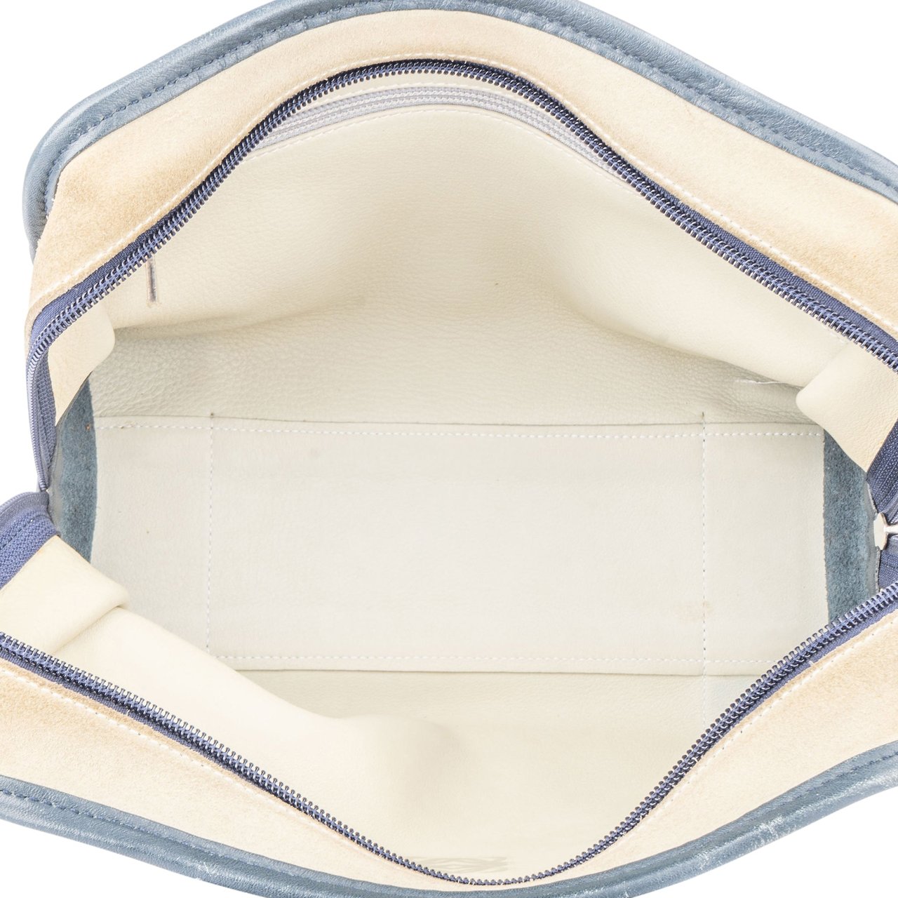 Loewe Loewe Suede Bicolor Amazona Handbag Blauw