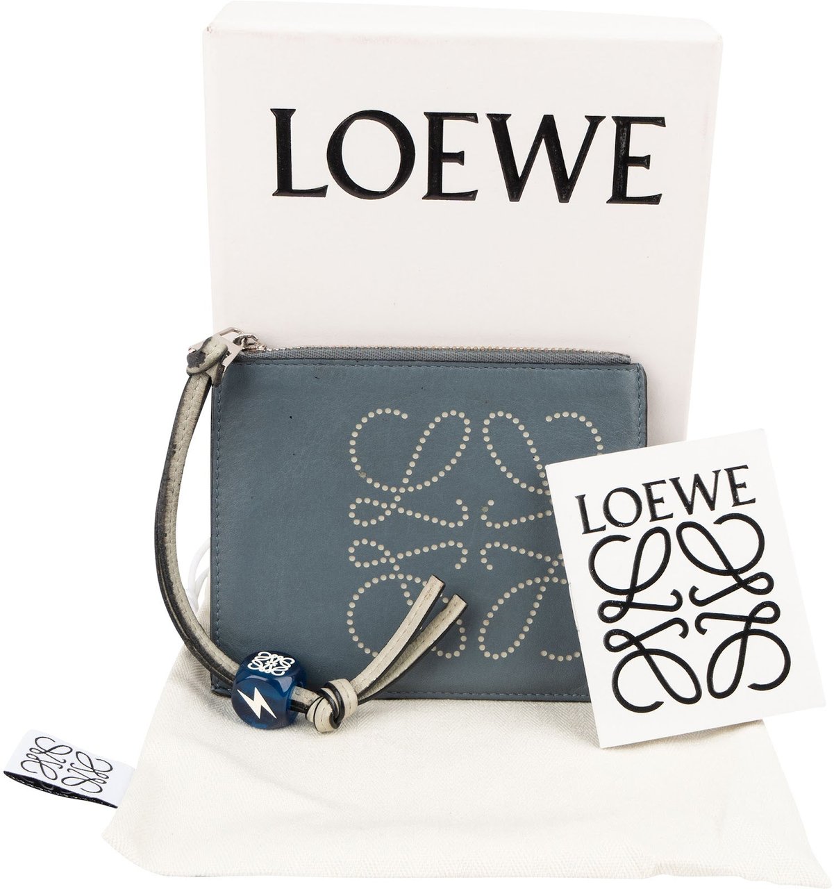 Loewe Spirited Away Susuwatari Coin Cardholder Wallet Blauw
