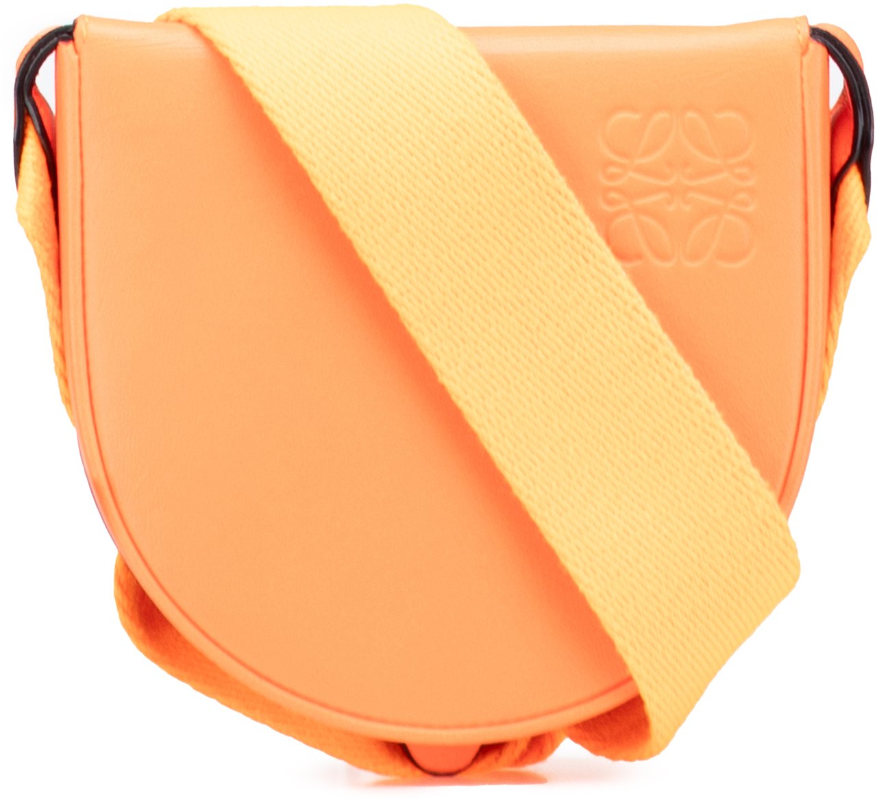 Loewe Small Soft Calfskin Heel Pouch Oranje