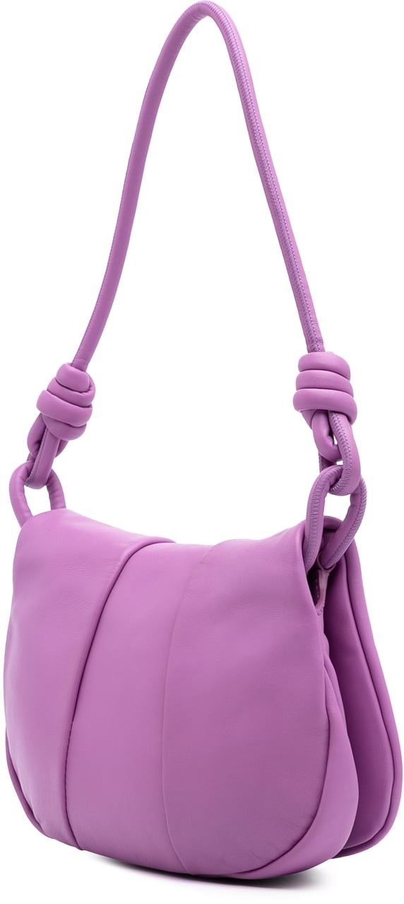 Loewe Shiny Calfskin Paseo Satchel Paars