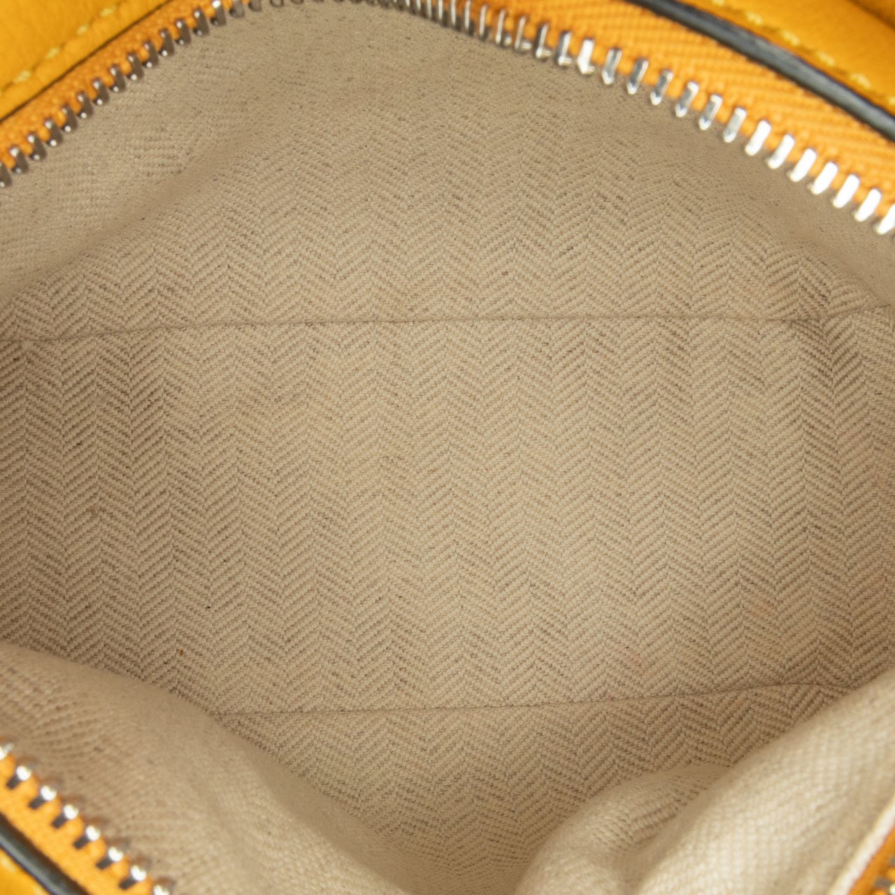 Loewe Mini Calfskin Puzzle Satchel Geel