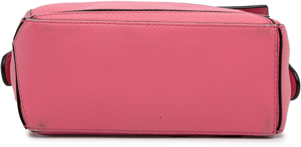 Loewe Mini Calfskin Puzzle Satchel Roze