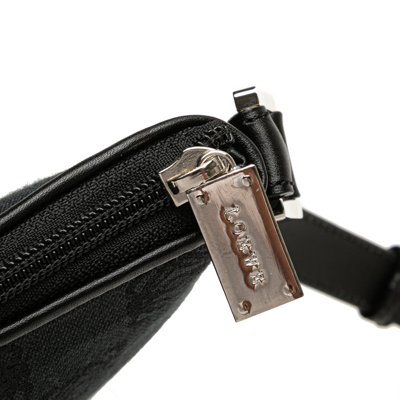 Loewe Anagram Canvas Crossbody Blauw