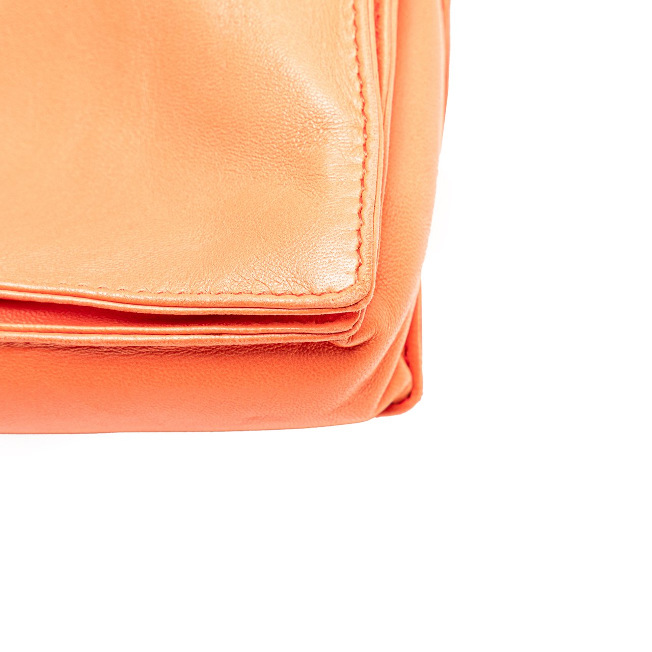 Loewe Mini Nappa Flamenco Tassel Crossbody Oranje
