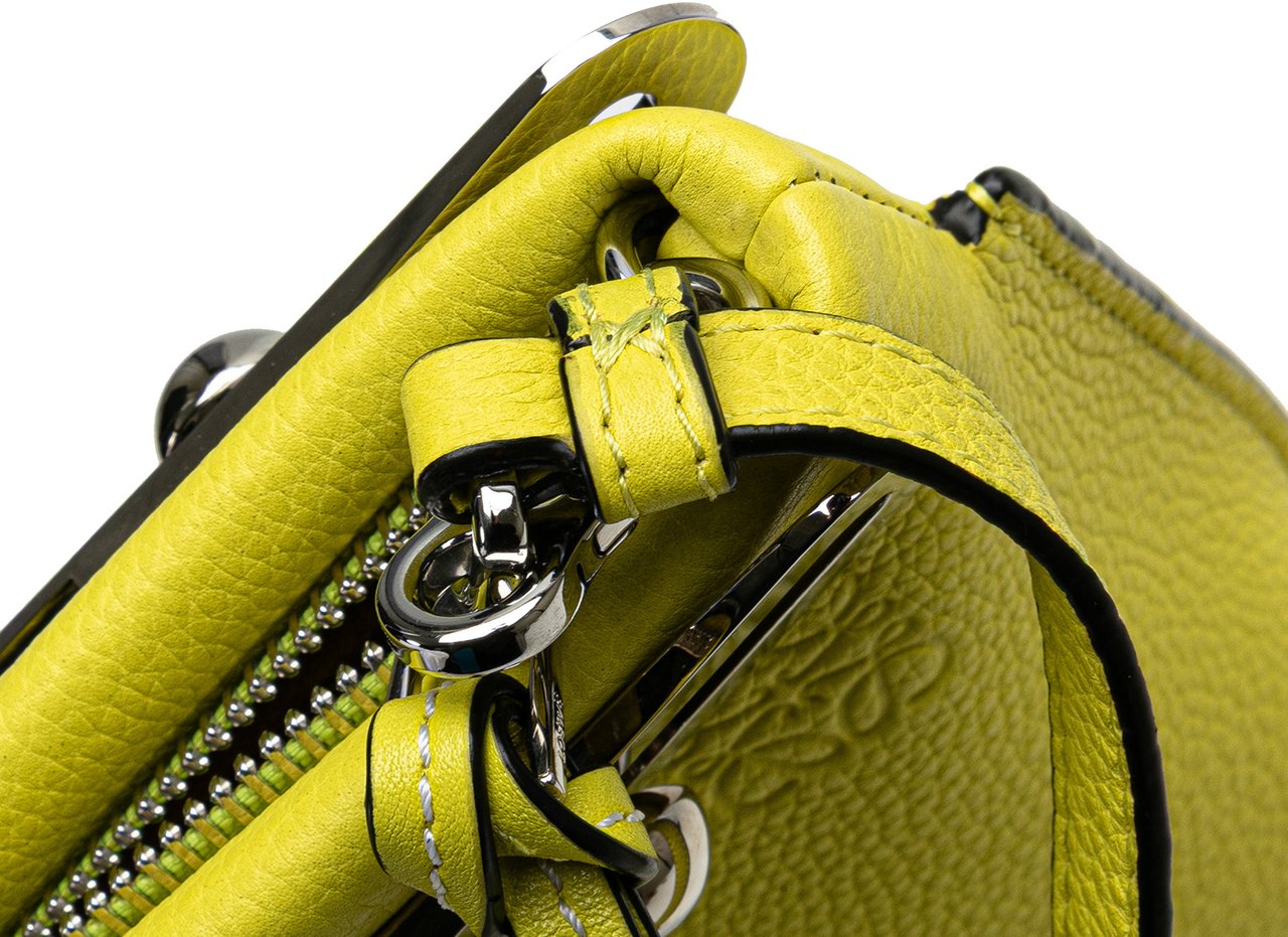 Loewe Small Leather Missy Satchel Geel