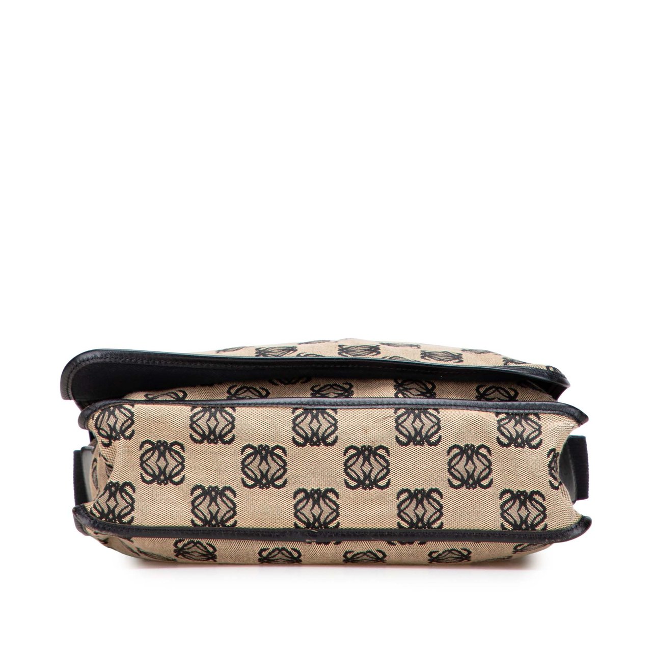 Loewe Anagram Canvas Messenger Bag Bruin