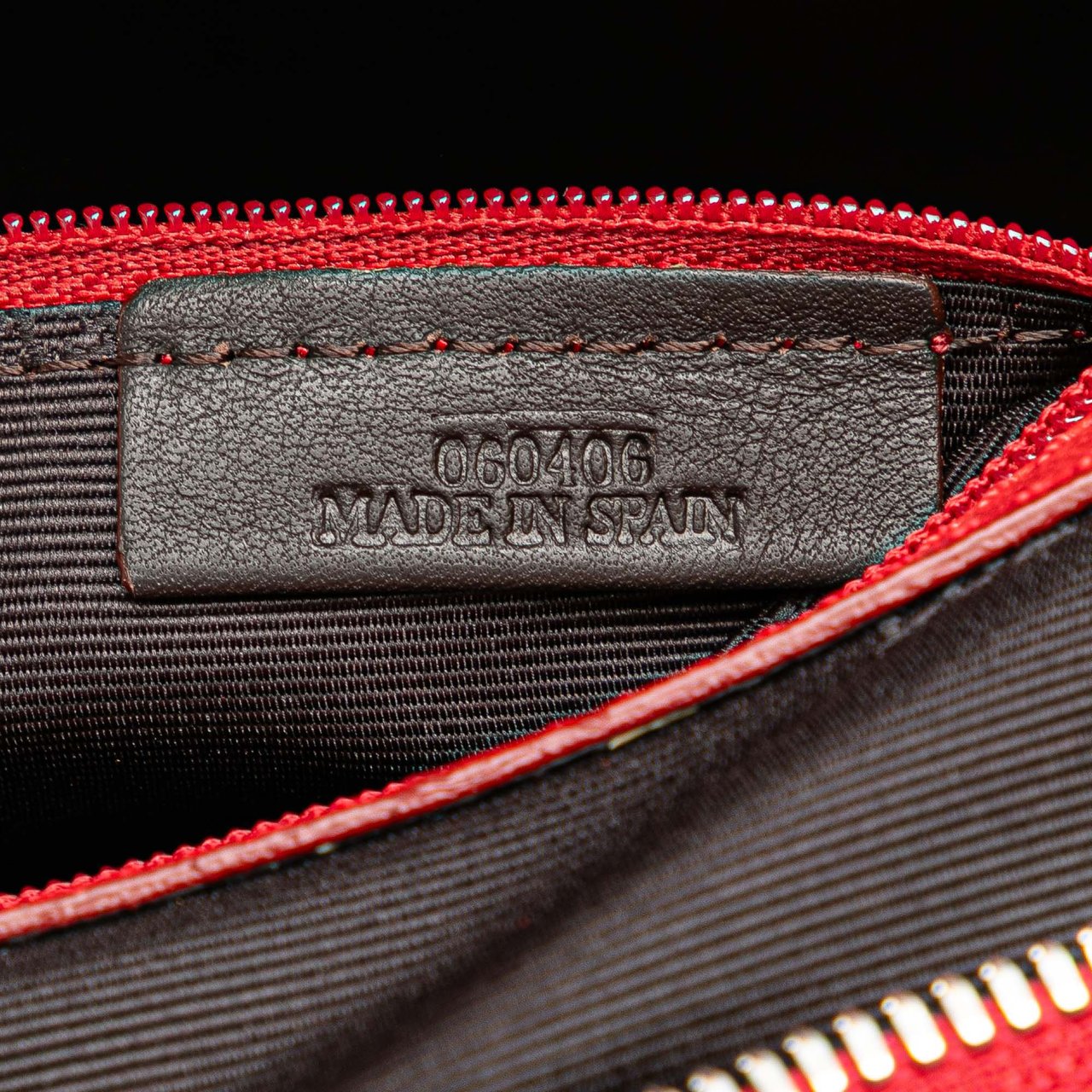 Loewe Nubuck Senda Handbag Rood