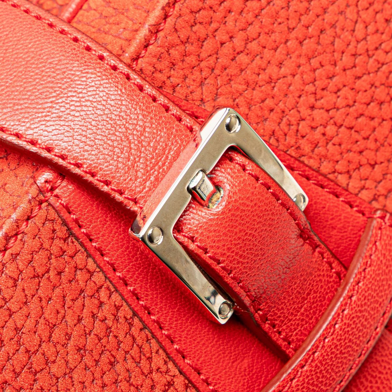 Loewe Nubuck Senda Handbag Rood