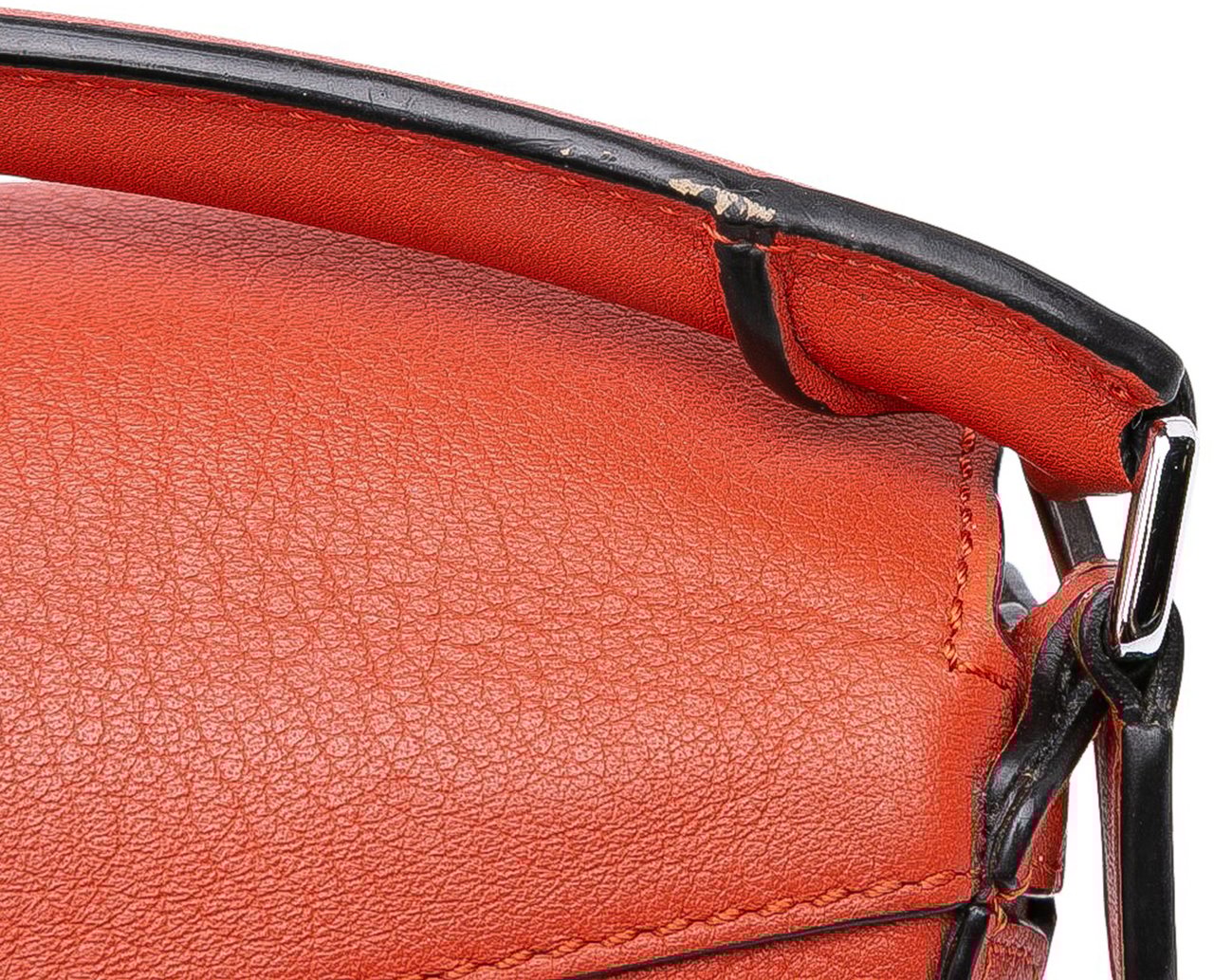 Loewe Nano Calfskin Puzzle Satchel Oranje