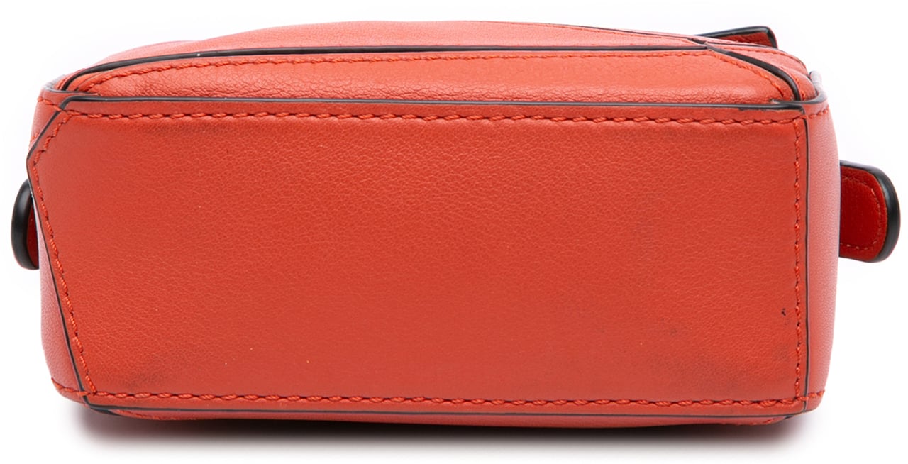 Loewe Nano Calfskin Puzzle Satchel Oranje