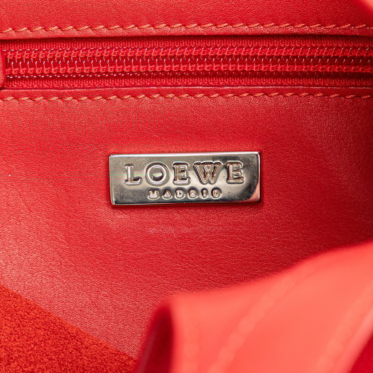 Loewe Leather Shoulder Bag Rood