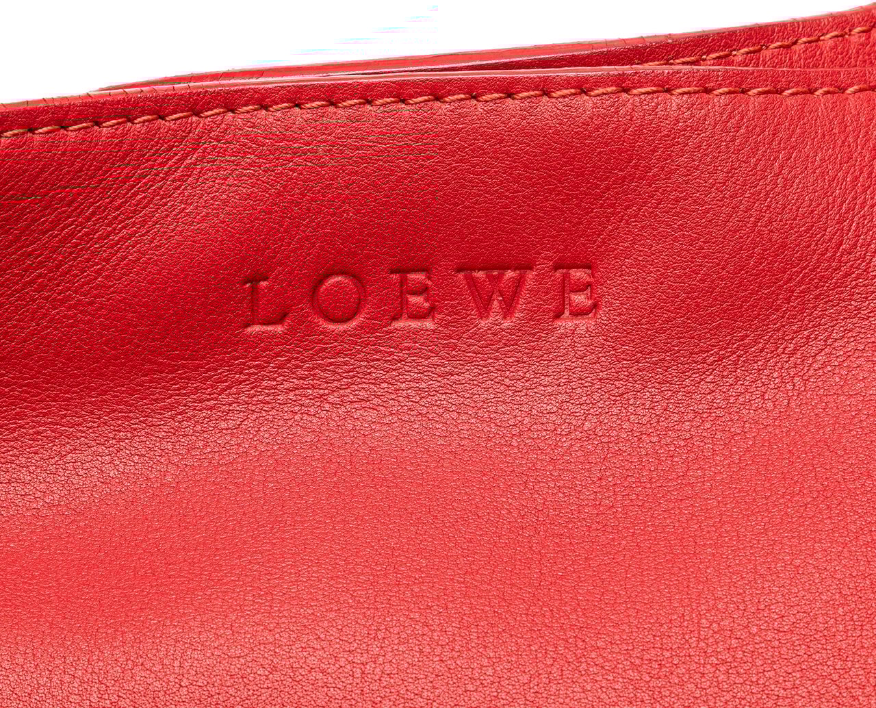 Loewe Leather Shoulder Bag Rood
