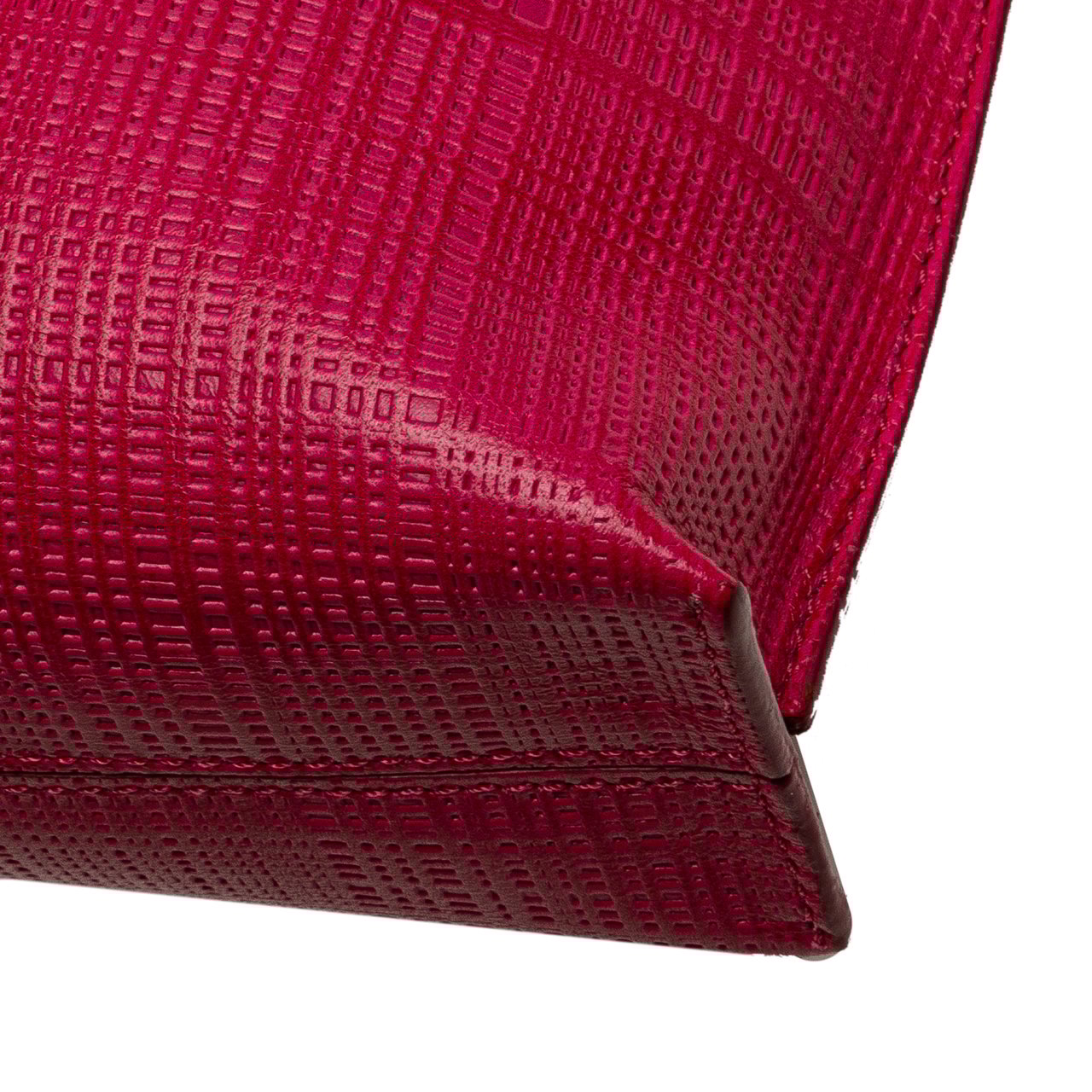 Loewe Large Linen Embossed Patent Anagram Repeat T Pouch Roze