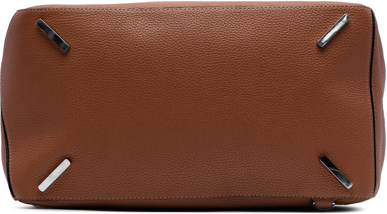 Loewe Large Calfskin Puzzle Satchel Bruin