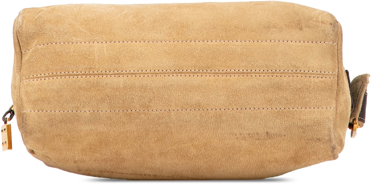 Loewe Suede Anagram Crossbody Bruin