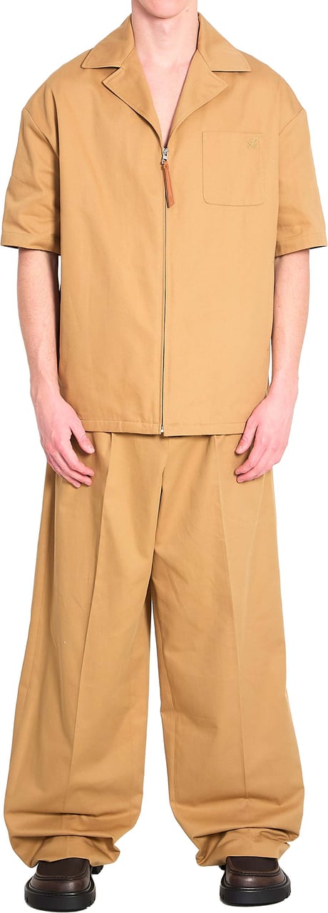 Loewe Short sleeve shirt Beige