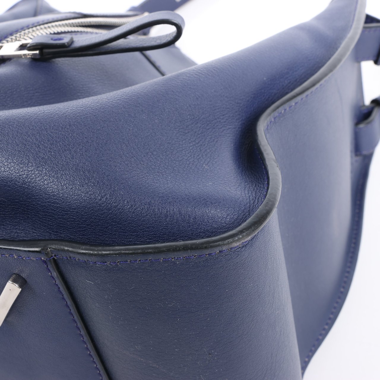 Loewe LOEWE Hammock Small Leather 2Way Handbag in Navy Blue Navy
